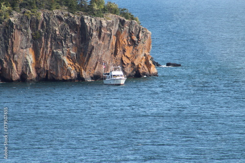 Boat on Lake Superior