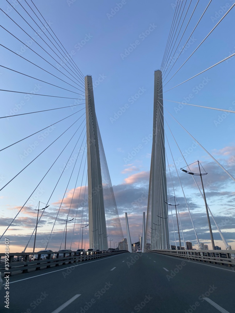Obraz premium bridge over the river