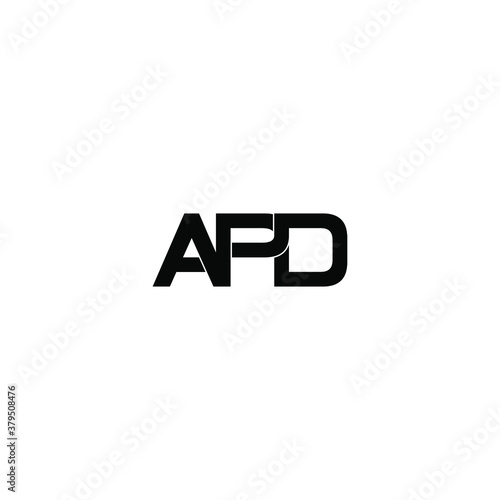 apd letter original monogram logo design