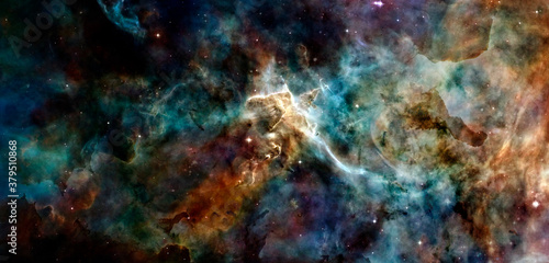 Nebula and stars in deep space. Elements of this image furnished by NASA © Supernova
