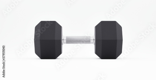 3d rendering of a dumbbell 