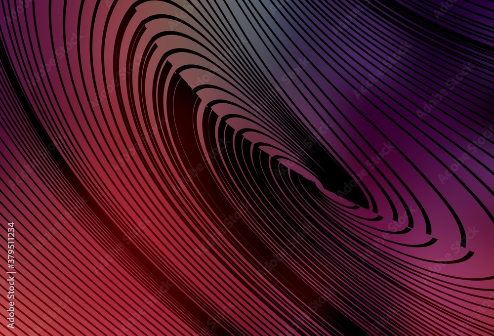 Light Pink, Red vector backdrop with bent lines. Light Pink, Red vector backdrop with bent lines.