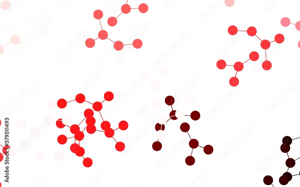 Light Pink, Red vector texture with artificial intelligence concept. Light Pink, Red vector texture with artificial intelligence concept.