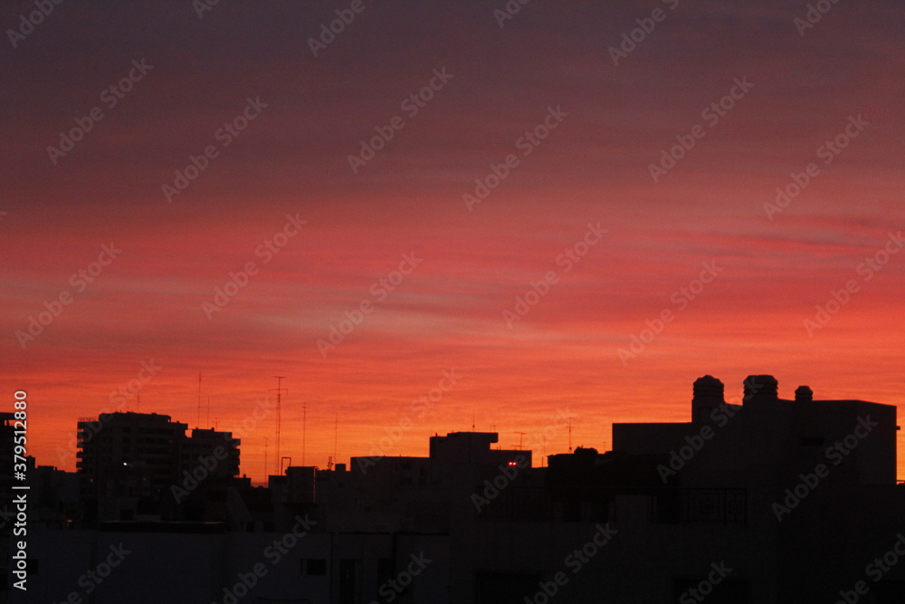 Atardecer en la ciudad