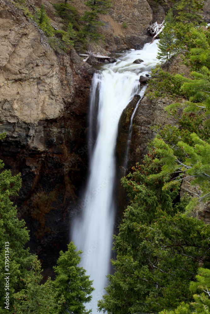 Obraz premium Yellowstone Waterfall