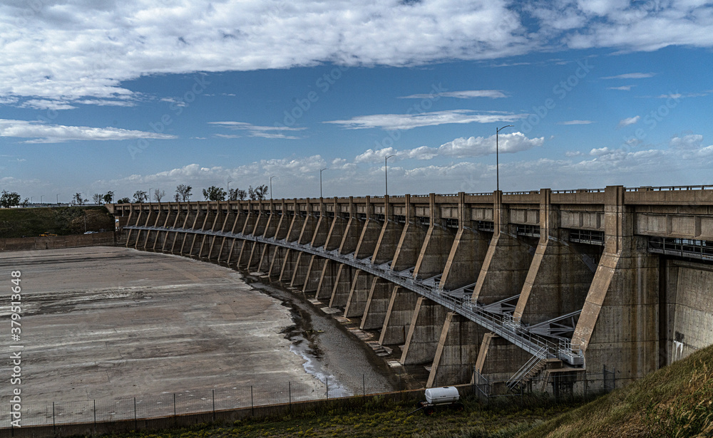 Garrison Dam near Bismarck North Dakota is a earth fill embankment dam