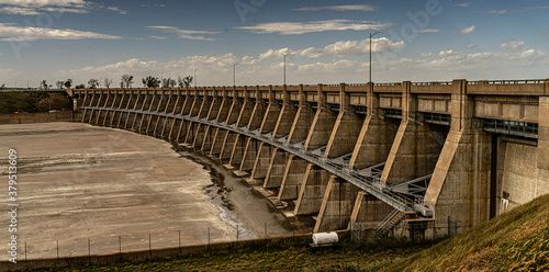 Garrison Dam near Bismarck North Dakota is a earth fill embankment dam built by US Army Corp of Engineers between 1947-1953. and is the 5th largest earth embankment dam ever built.