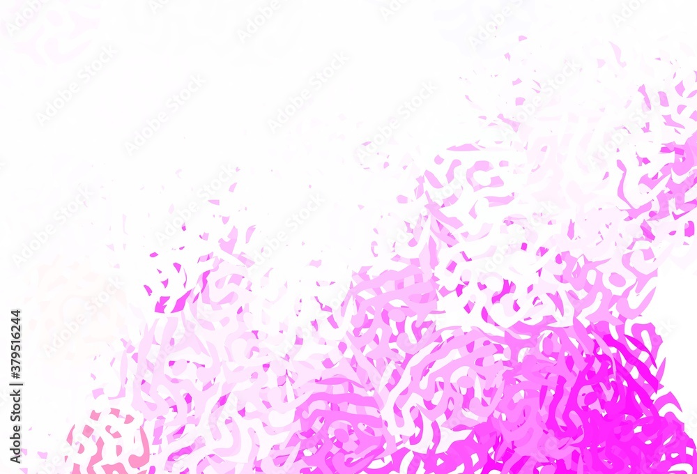 Light Pink vector backdrop with memphis shapes. Light Pink vector backdrop with memphis shapes.