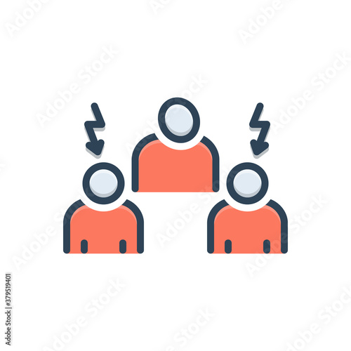 Color illustration icon for killjoy