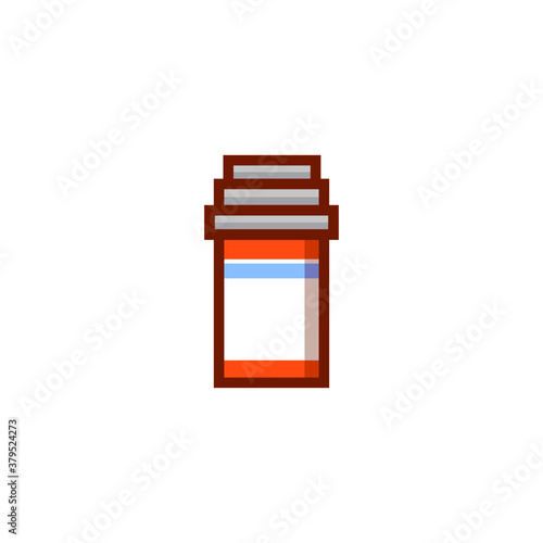 painkiller bottle icon graphic vector