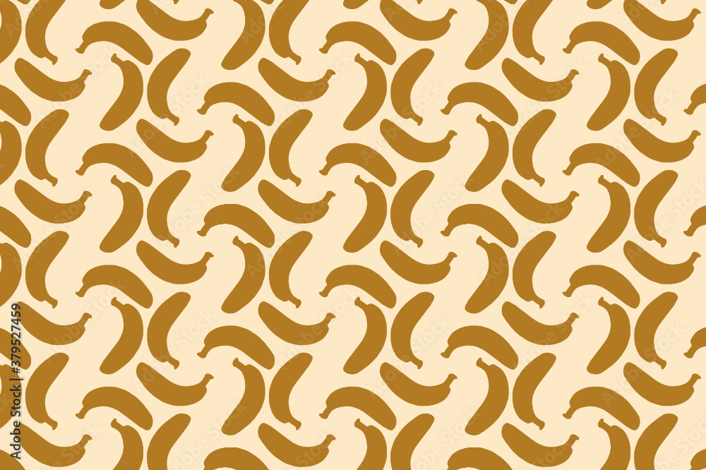 Simple banana pattern, perfect when you use for backgrounds and wallpapers
