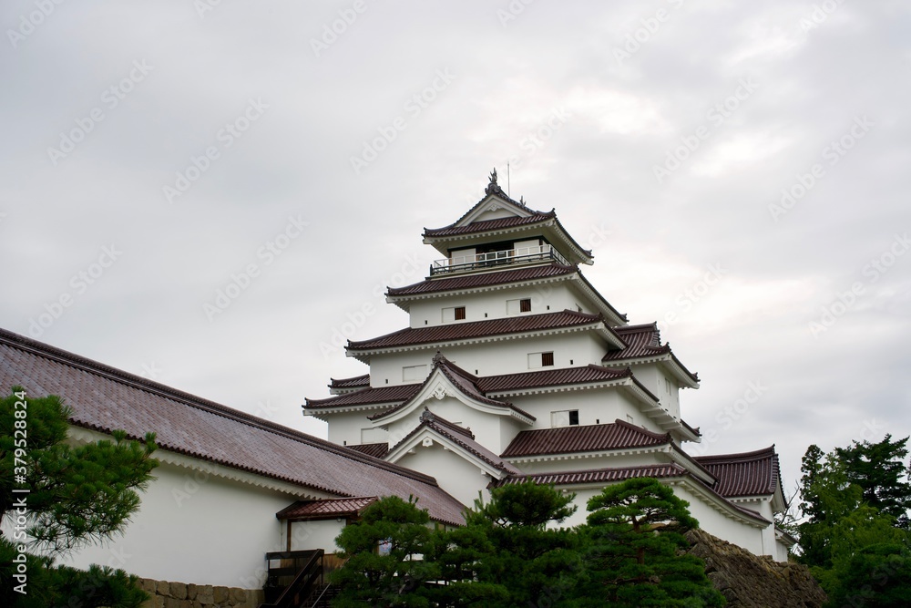 The Japanese castle in Fukushima.