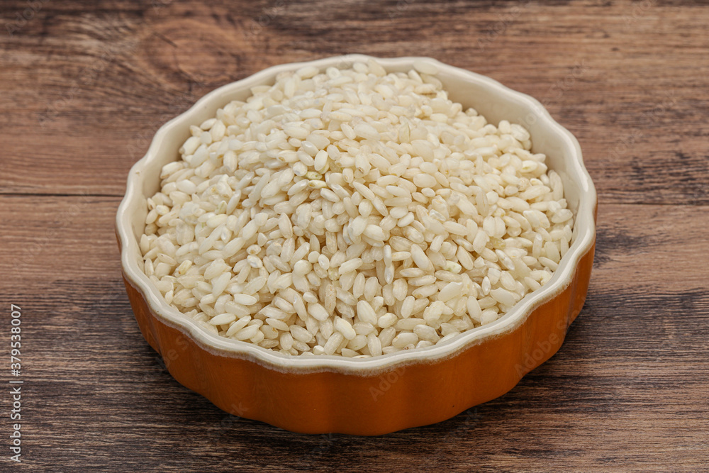 Raw arborio rice for Risotto Raw arborio rice for Risotto