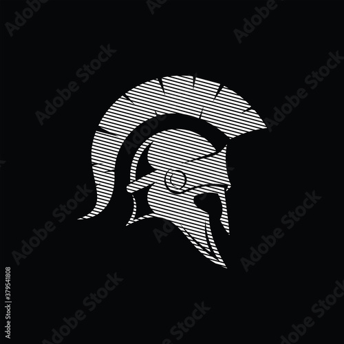 spartan logo designs vector concept illustration