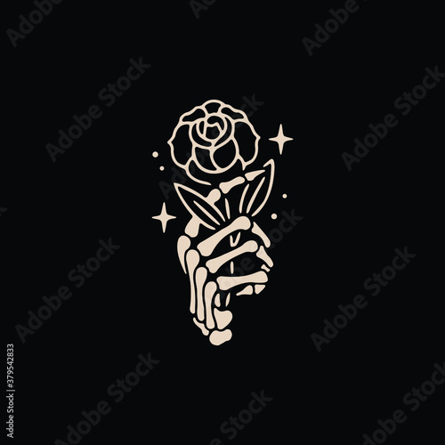 amazing of fine line art, and bones blend in beautifully, is a cool tattoo art or design for anything