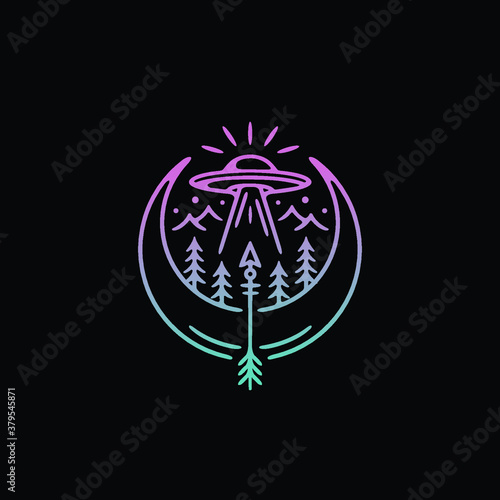 amazing of fine line art, a combination of a simple and a clean, is a cool logo, tattoo art, or design for anything.