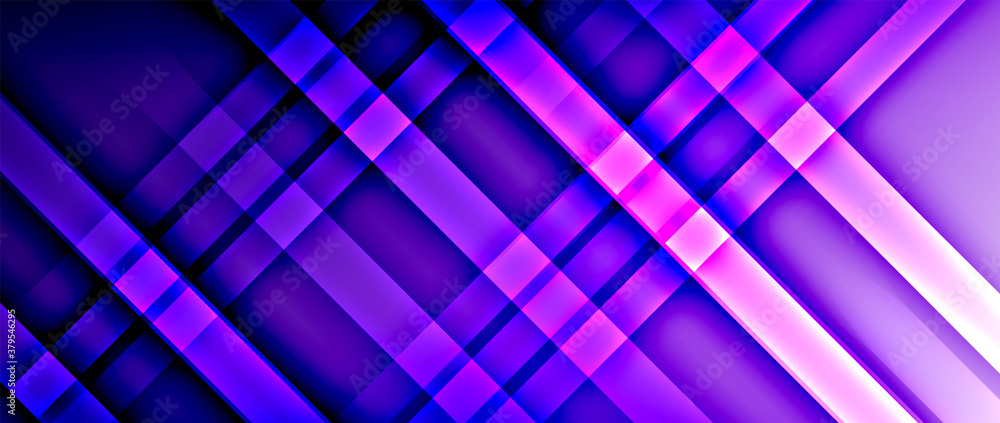 Bright gradient neon lines abstract background Bright gradient neon lines abstract background