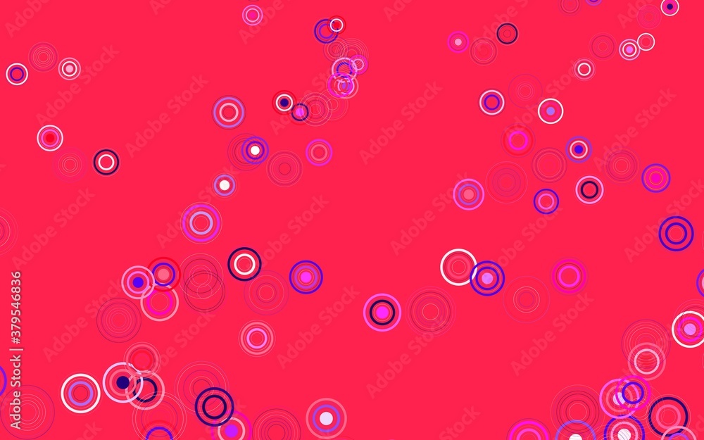 Light Purple, Pink vector pattern with spheres. Light Purple, Pink vector pattern with spheres.