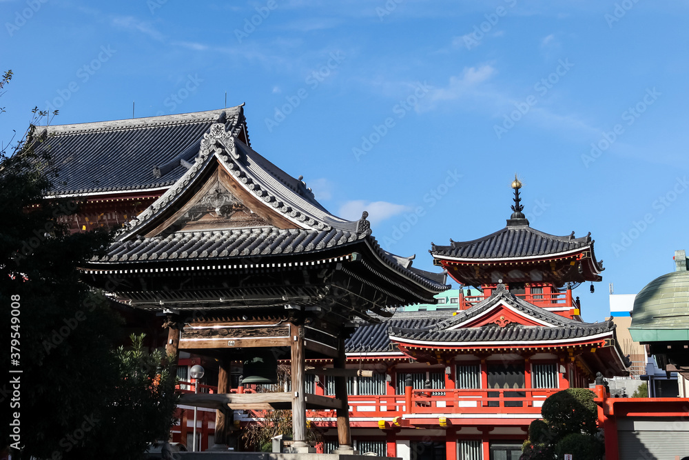 Naklejka premium NAGOYA, JAPAN - December 05, 2015: : Osu Kannon temple in Nagoya, Japan
