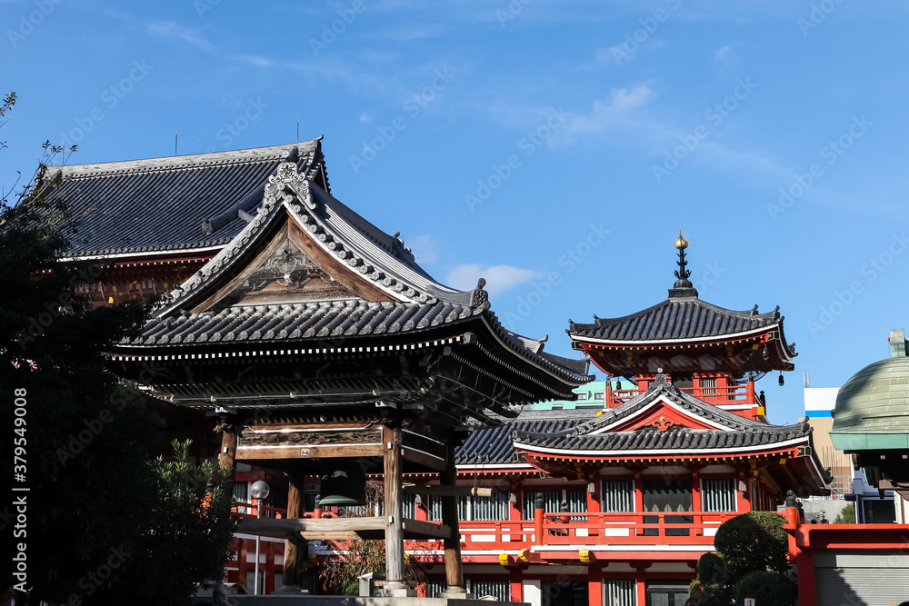 NAGOYA, JAPAN - December 05, 2015: : Osu Kannon temple in Nagoya, Japan