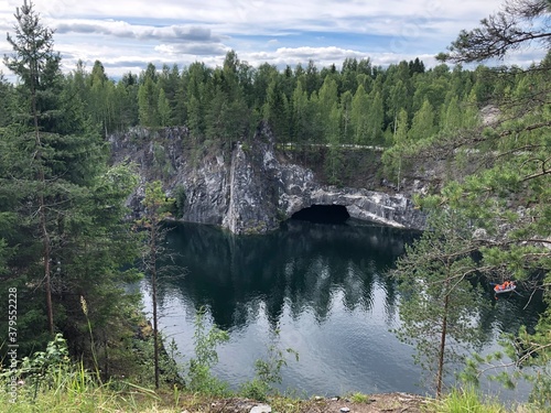 lake in the mountains