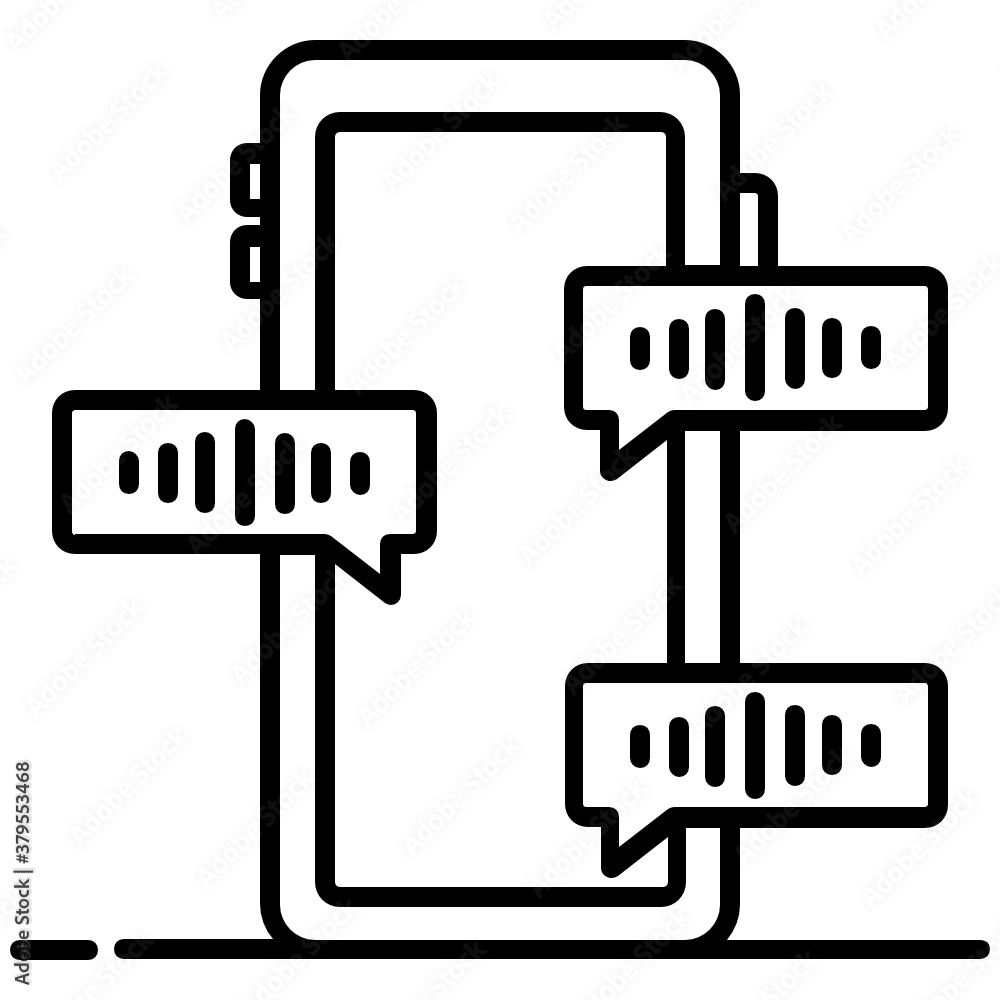 Voice messages, voice notes in editable style
Voice messages, voice notes in editable style