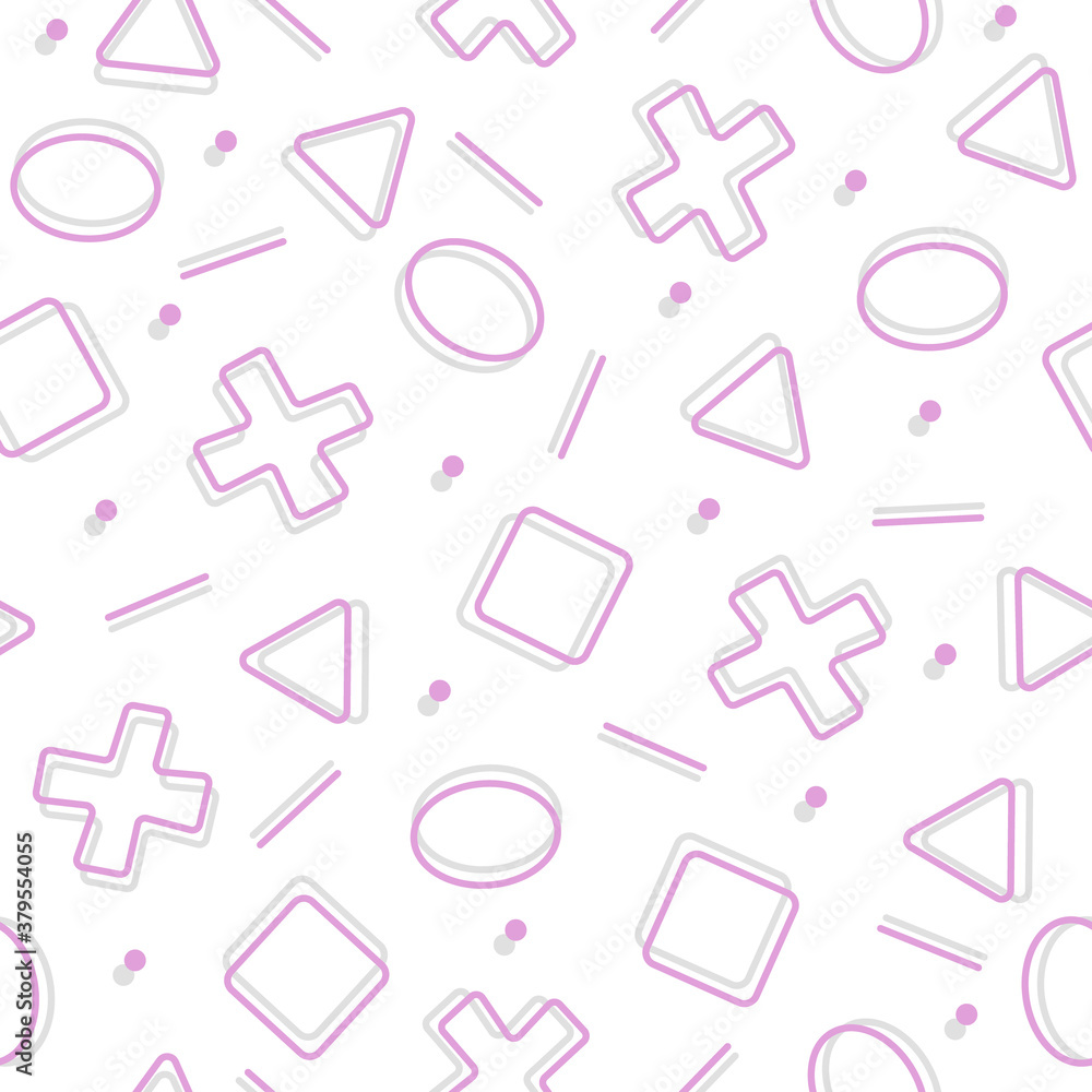 pattern circles square triangle circle in purple colors pattern circles square triangle circle in purple colors
