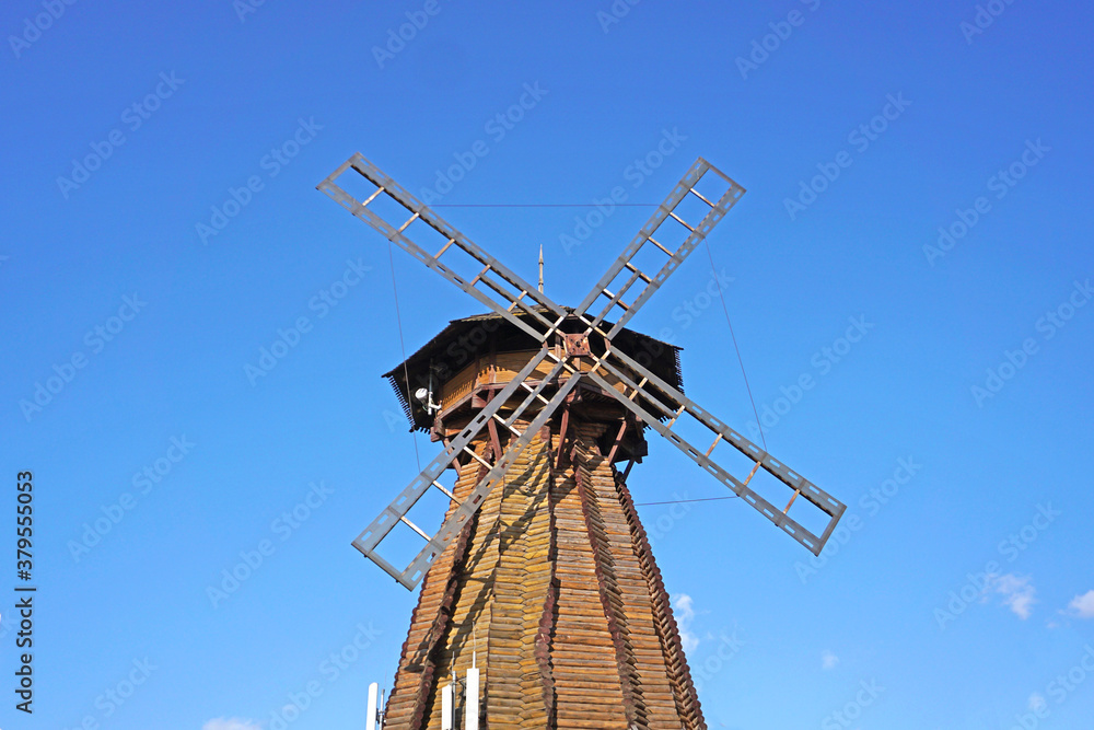 Traditional dutch windmill