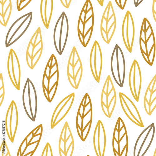 Abstract vector tropical palms, leaves seamless pattern