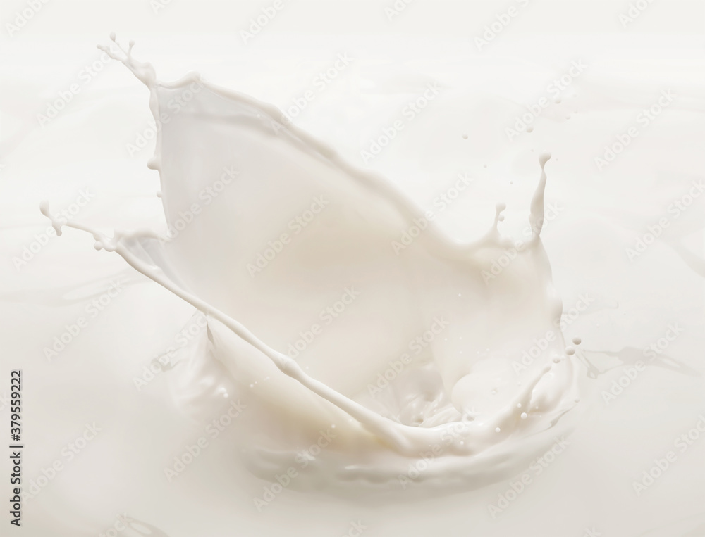 milk splash top angle milk splash top angle
