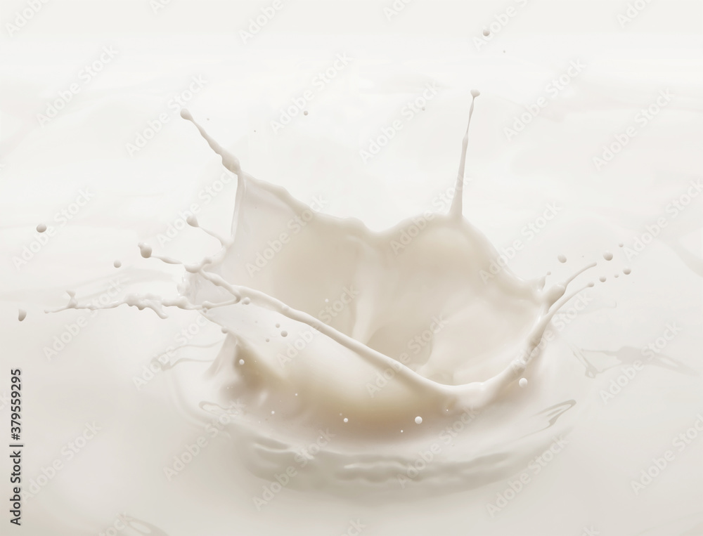 milk splash top angle milk splash top angle