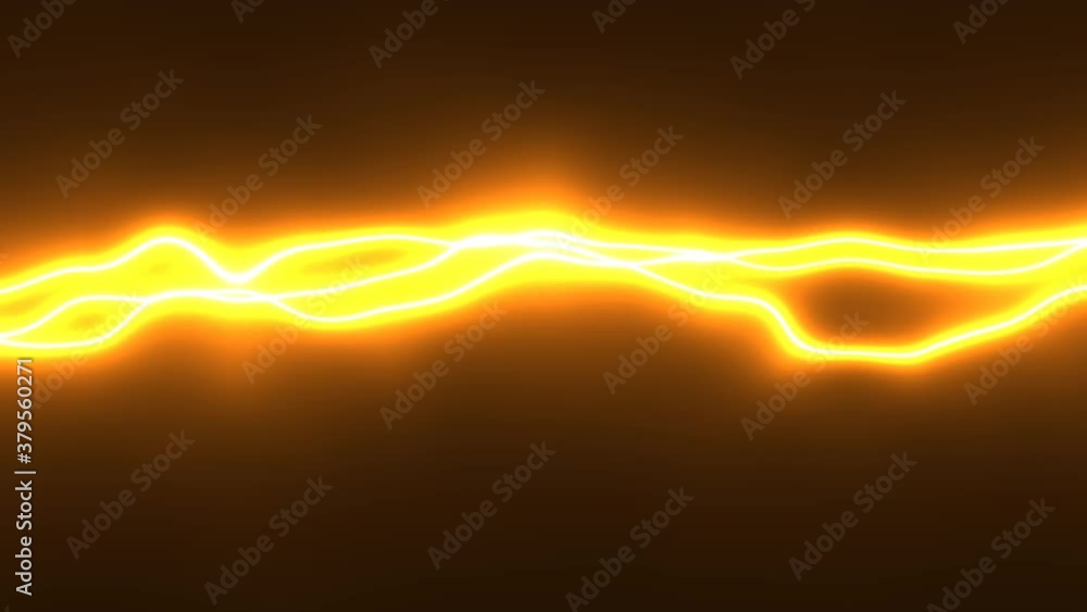Bright Hot Yellow Burning Plasma Arc Arcing Light Lightning