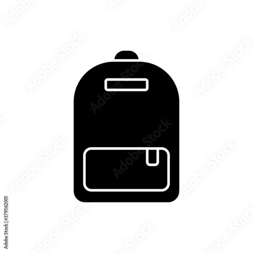 School bag icon, icon for education. Design template vector