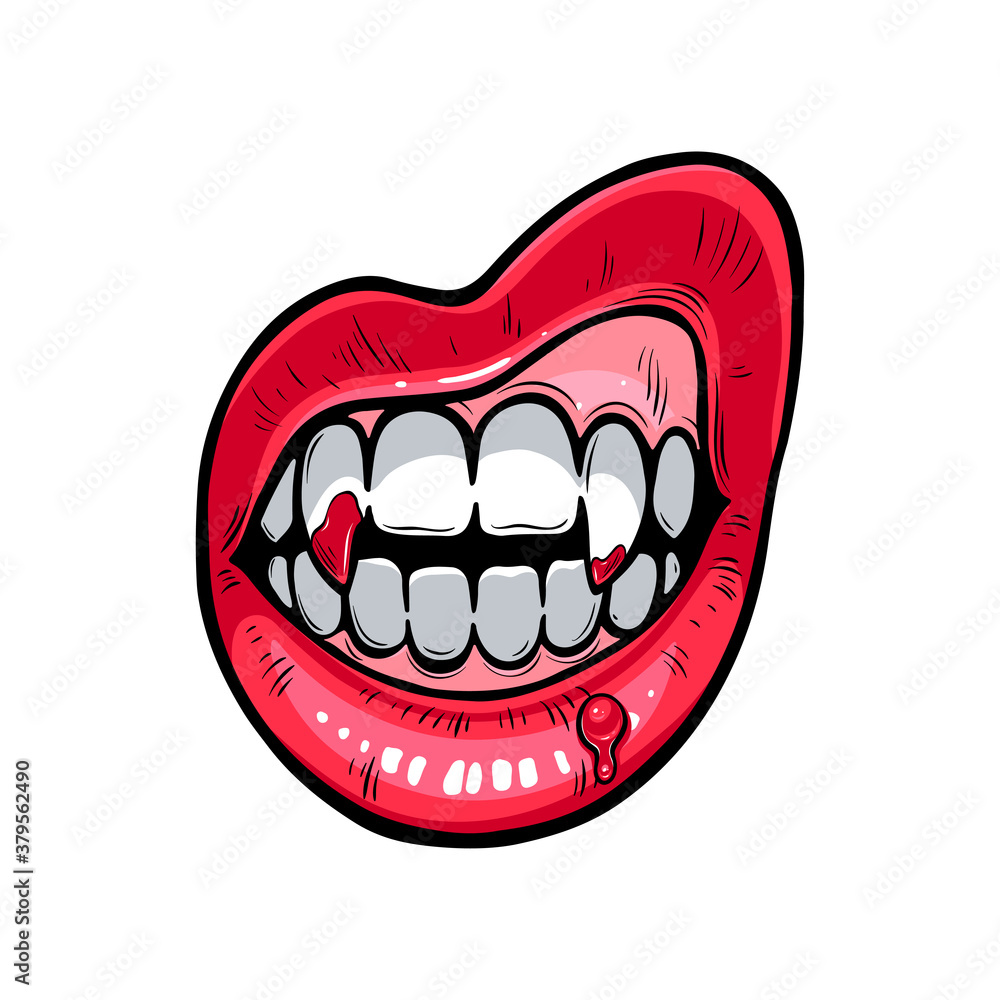 Bloody vampire lips Bloody vampire lips