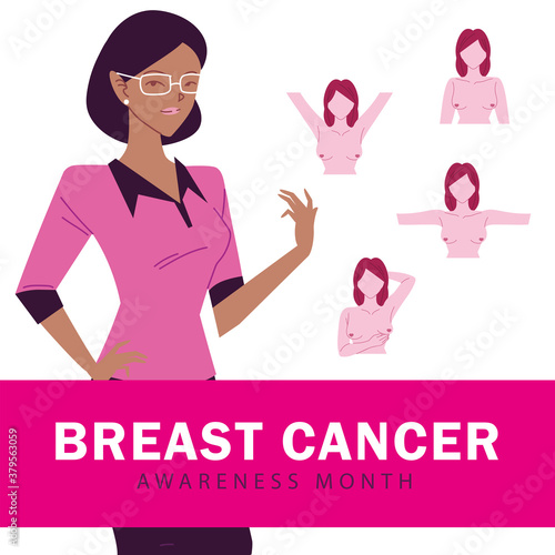 breast cancer awareness month, breast self test