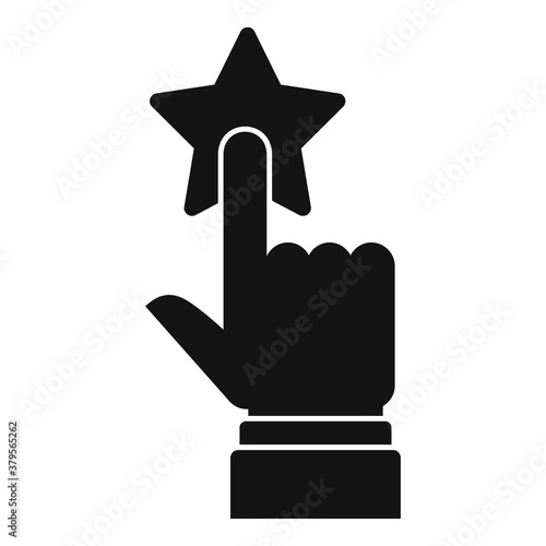 Credibility reputation icon. Simple illustration of credibility reputation vector icon for web design isolated on white background