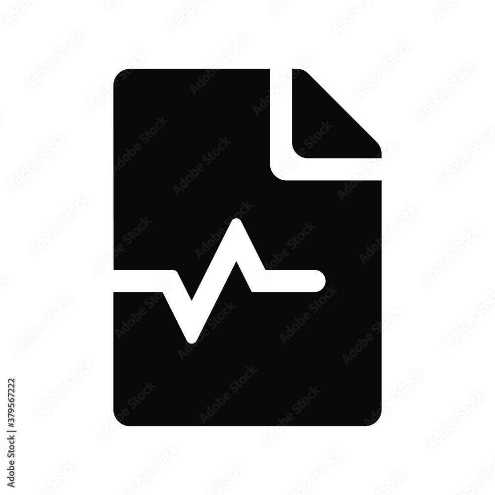 Medical alt File Document Vector icon Medical alt File Document Vector icon