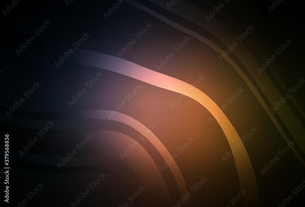 Obraz premium Dark Pink, Yellow vector abstract blurred background.