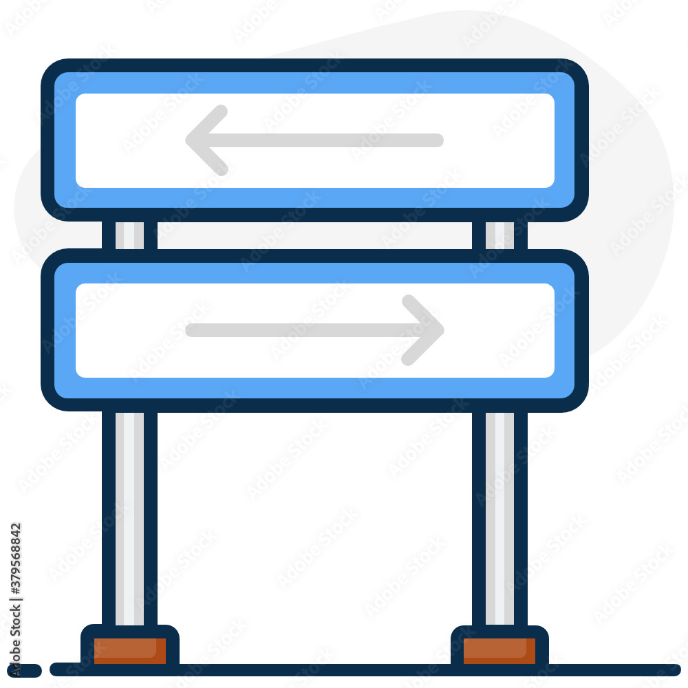 A roadboard icon in modern vector design
A roadboard icon in modern vector design
