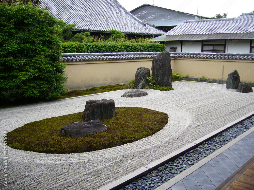 Obraz premium 京都大徳寺の枯山水