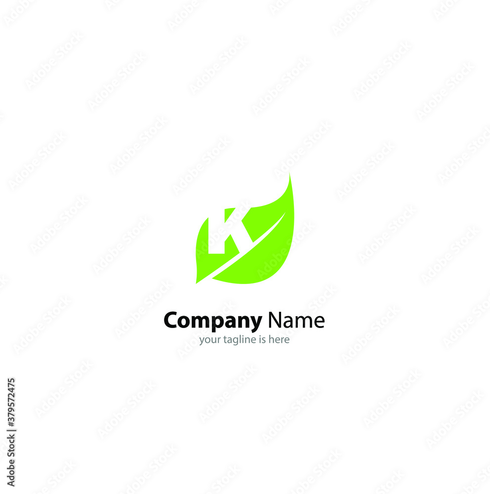 The simple elegant logo og letter k with white background The simple elegant logo og letter k with white background