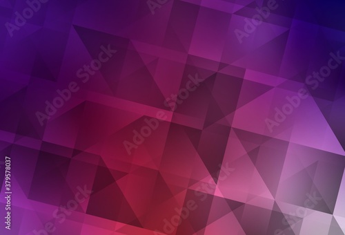 Light Pink, Red vector abstract mosaic pattern.