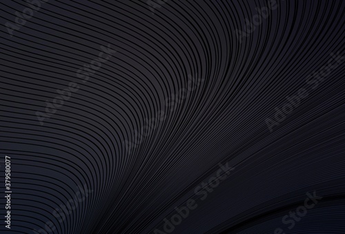 Wallpaper Mural Dark Gray vector template with curved lines. Torontodigital.ca