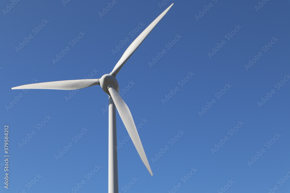 Close up of a windmill for electric power production Close up of a windmill for electric power production