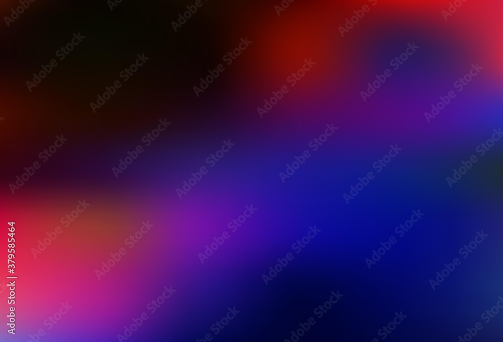 Dark Blue, Red vector blurred bright texture. Dark Blue, Red vector blurred bright texture.