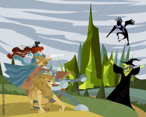 magical fantasy fairytale characters team