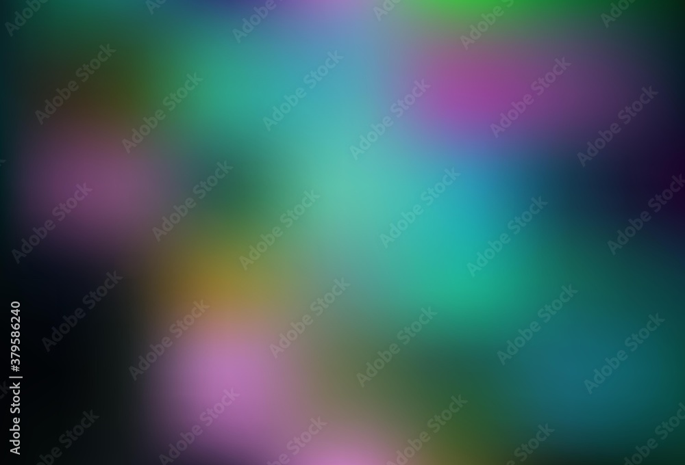 Light Gray vector blurred shine abstract background.