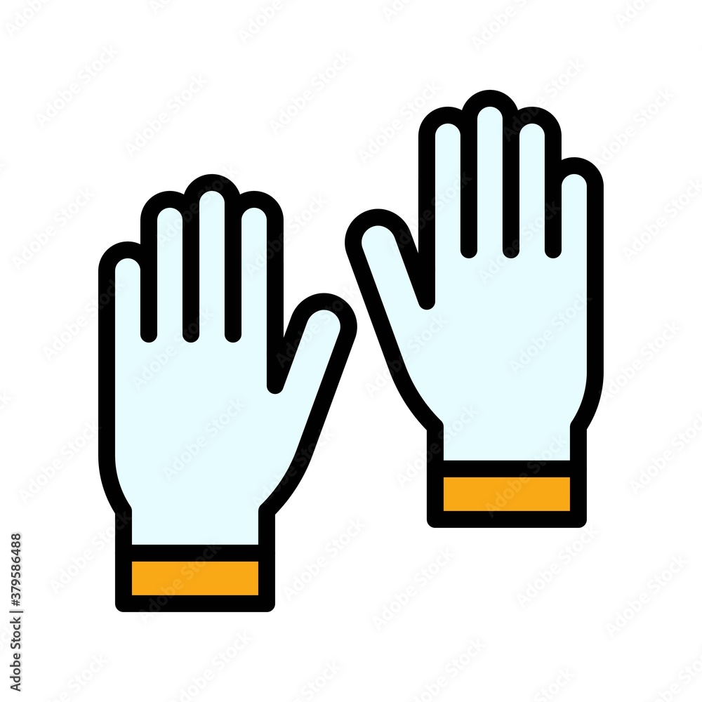 laboratory icon related laboratory medical gloves vector with editable stroke laboratory icon related laboratory medical gloves vector with editable stroke