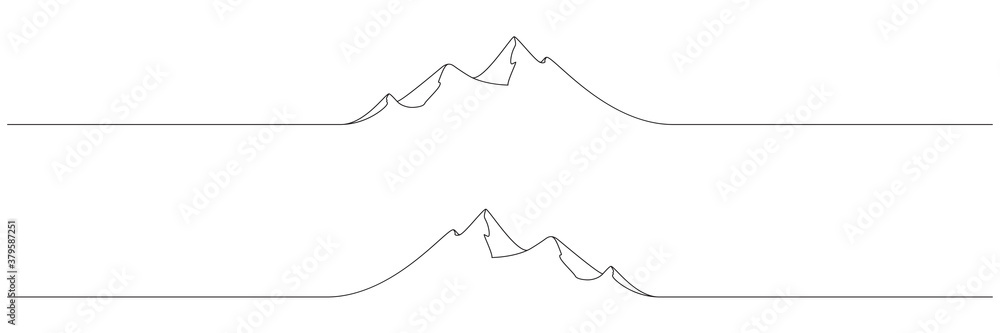CHAÎNE DE MONTAGNES DESIGN