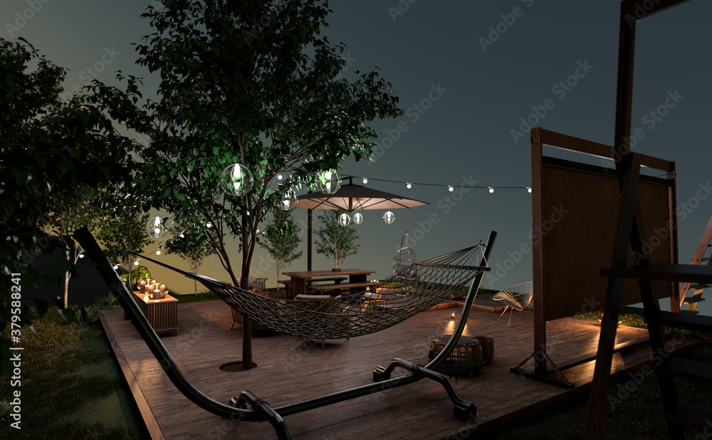 3D Rendering Home Movie Outside 3D Rendering Home Movie Outside